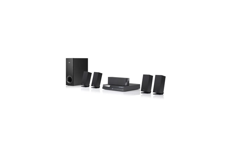 Vy framifrån av 3D Blu-ray 5.1hemmabiosystem med Smart TV-tjänster BH6220SN