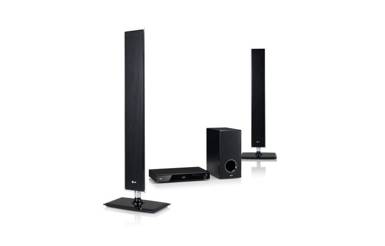 Vy framifrån av Blu-ray i elegant design HB965DF