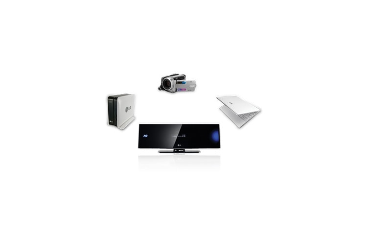 LG 5.1 3D hemmabiosystem med supertunna högtalare som kan väggmonteras., HX995TZ