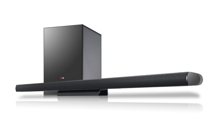 LG  Kraftfull 2.1-kanals slimmad och elegant soundbar på 310 W med Bluetooth-anslutning. Väggmonterbar trådlös subwoofer. , NB4530AN