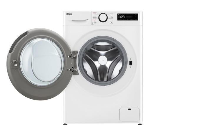 LG Slim 9 kg / 5 kg Kombinerad tvätt/tork(Vit) - Steam, Energiklass A/E, AI DD™, Smart Diagnosis™,  47,5cm djup, CV92T5S4SQE