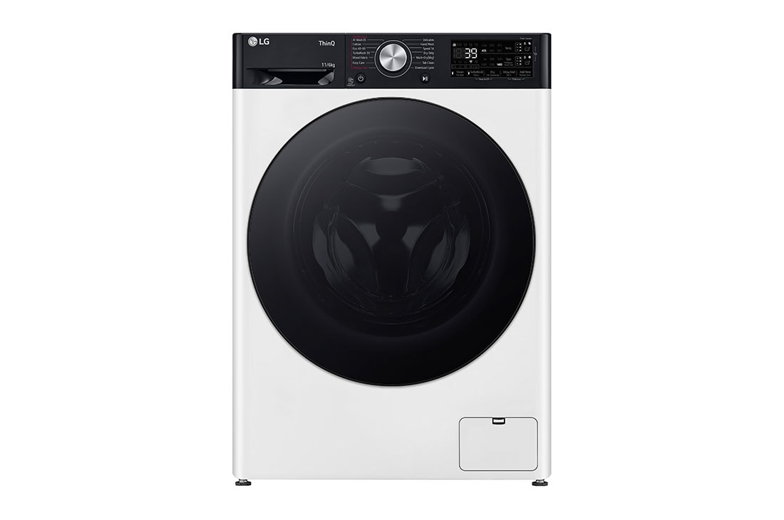 LG 11 kg / 6 kg Tvättmaskin/Torktumlare(Vit) - Auto Dose, Steam, Energiklass A/D, TurboWash™360, AI DD™, Smart Diagnosis™ med Wi-Fi, CV94E7S2BA