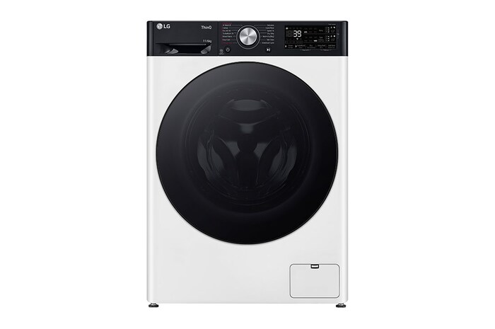 LG 11 kg / 6 kg Tvättmaskin/Torktumlare(Vit) - Auto Dose, Steam, Energiklass A/D, TurboWash™360, AI DD™, Smart Diagnosis™ med Wi-Fi, CV94E7S2BA