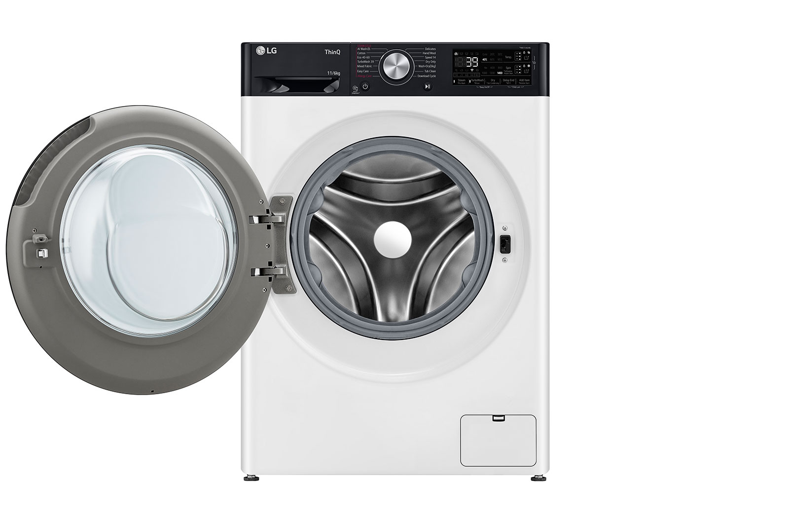 LG 11 kg / 6 kg Tvättmaskin/Torktumlare(Vit) - Auto Dose, Steam, Energiklass A/D, TurboWash™360, AI DD™, Smart Diagnosis™ med Wi-Fi, CV94E7S2BA