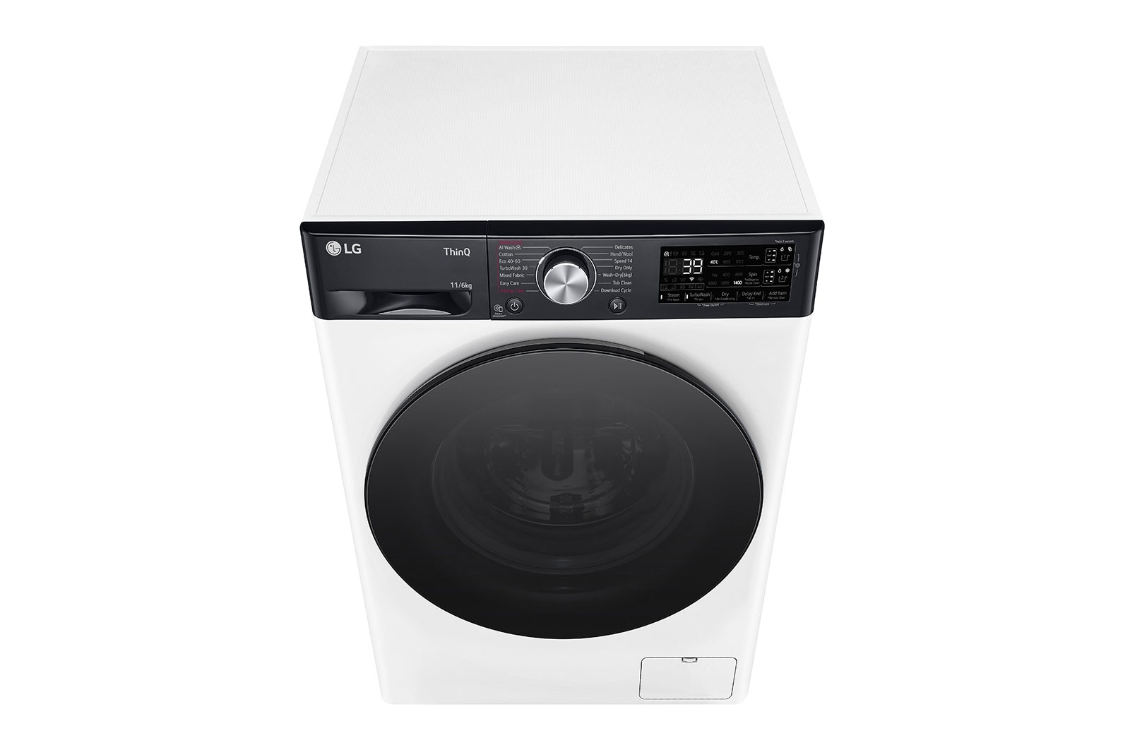 LG 11 kg / 6 kg Tvättmaskin/Torktumlare(Vit) - Auto Dose, Steam, Energiklass A/D, TurboWash™360, AI DD™, Smart Diagnosis™ med Wi-Fi, CV94E7S2BA