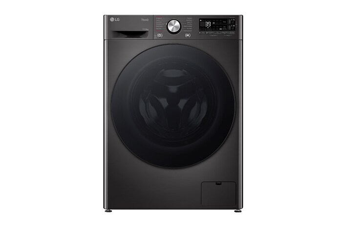 LG 11 kg / 6 kg Tvättmaskin/Torktumlare(Svart) - Auto Dose, Steam, Energiklass A/D, TurboWash™360, AI DD™, Smart Diagnosis™ med Wi-Fi, CV94E7S2QA