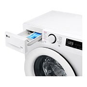 LG Slim 8 kg / 5 kg Tvättmaskin/Torktumlare(Vit) - Steam, Energiklass A/E, AI DD™, Smart Diagnosis™, 47,5cm djup, F2DV707S2W1