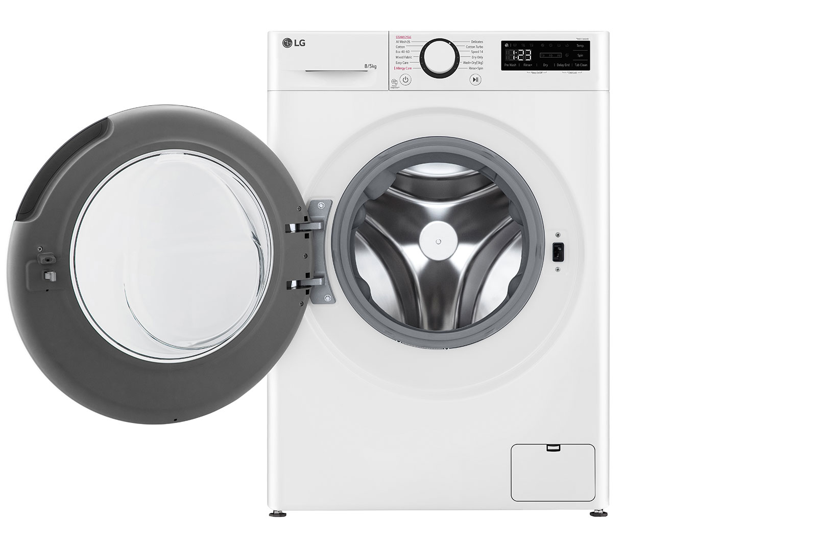 LG Slim 8 kg / 5 kg Kombinerad tvätt/tork(Vit) - Steam, Energiklass A/E, AI DD™, Smart Diagnosis™, F2Y5PRP6W