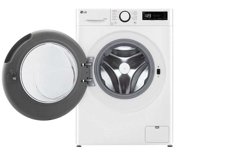 LG Slim 8 kg / 5 kg Kombinerad tvätt/tork(Vit) - Steam, Energiklass A/E, AI DD™, Smart Diagnosis™, F2Y5PRP6W