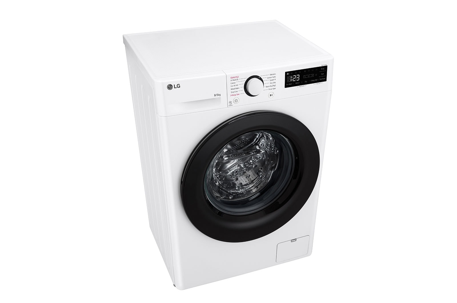 LG Slim 8 kg / 5 kg Kombinerad tvätt/tork(Vit) - Steam, Energiklass A/E, AI DD™, Smart Diagnosis™, F2Y5PRP6W