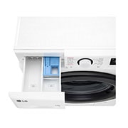 LG Slim 8 kg / 5 kg Kombinerad tvätt/tork(Vit) - Steam, Energiklass A/E, AI DD™, Smart Diagnosis™, F2Y5PRP6W