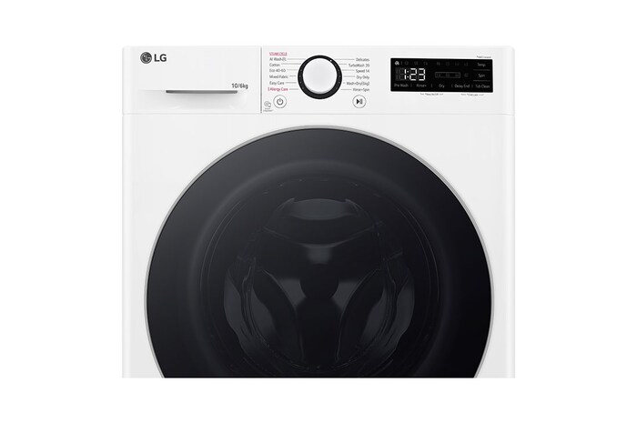 LG 10 kg / 6 kg Tvättmaskin/Torktumlare(Vit) - Steam, TurboWash™360, Energiklass A/D, AI DD™, Smart Diagnosis™, F4Y5RRP1WY