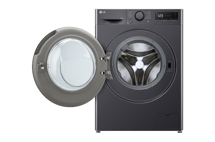 LG 10 kg / 6 kg Kombinerad tvätt/tork(Middle Black) - Steam, Energiklass A/D, AI DD™, Smart Diagnosis™, F4Y5RRPYJ