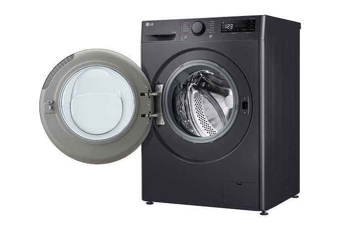 LG 10 kg / 6 kg Kombinerad tvätt/tork(Middle Black) - Steam, Energiklass A/D, AI DD™, Smart Diagnosis™, F4Y5RRPYJ