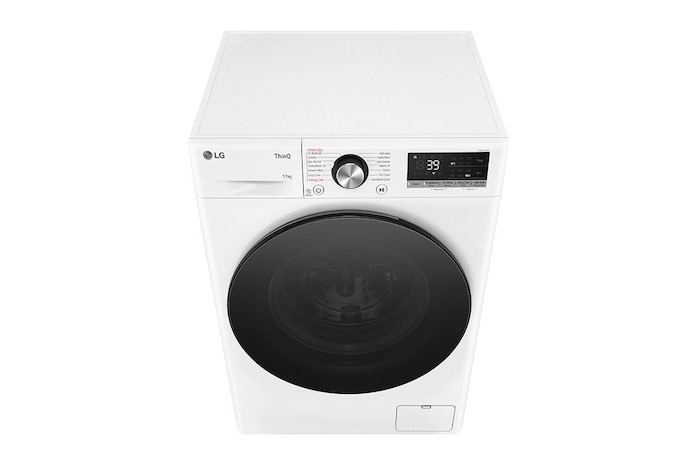 LG 11 kg Tvättmaskin(Vit) - Steam, Energiklass A, TurboWash360™, AI DD™, Smart Diagnosis™ med Wi-Fi, F6Y7EYPYW