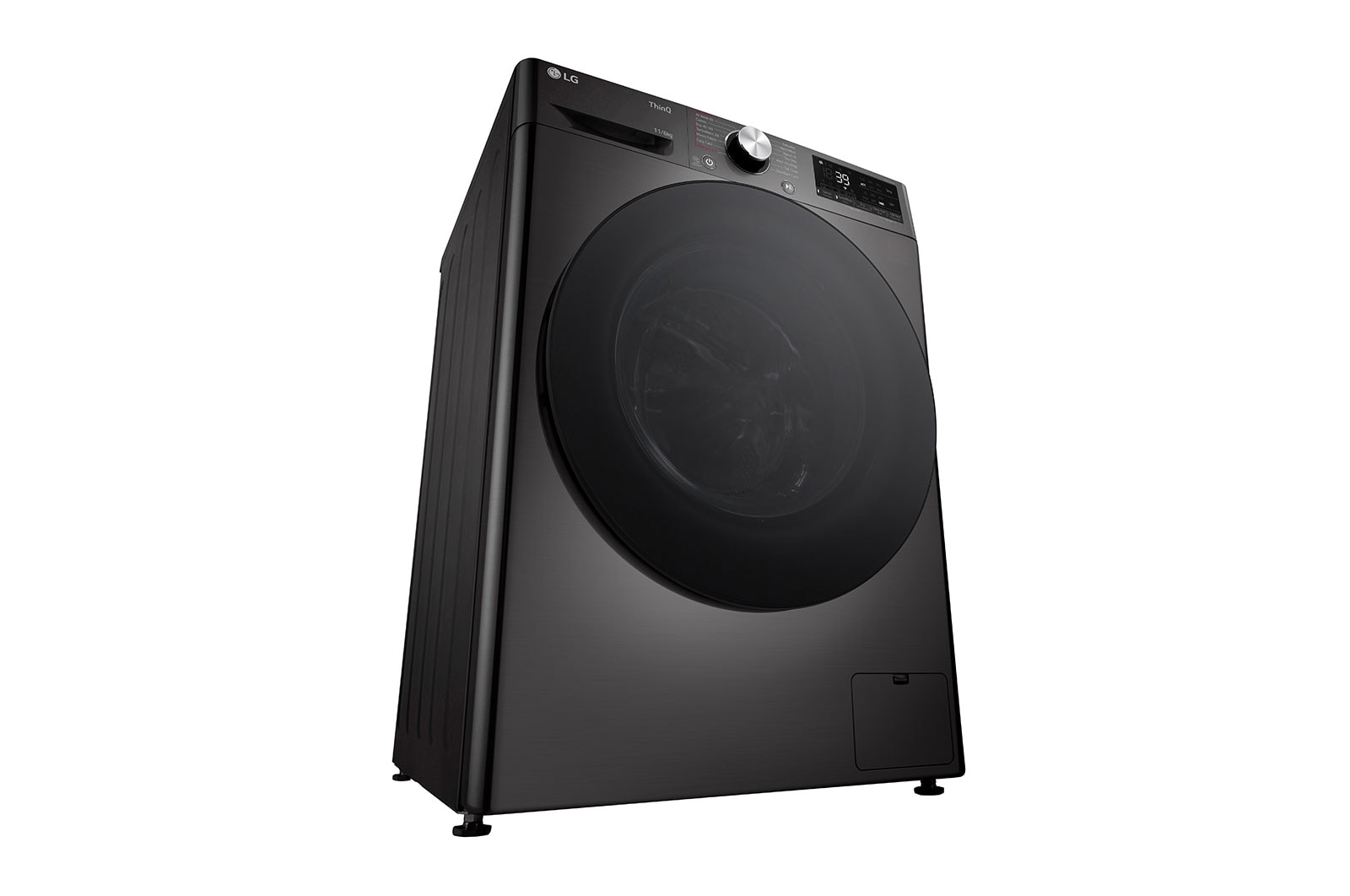 LG 11 kg / 6 kg Tvättmaskin/Torktumlare(Svart) - Steam, Energiklass A/D, TurboWash™360, AI DD™, Smart Diagnosis™ med Wi-Fi, P4Y7ERPYZ