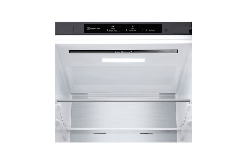 LG 1.86M 341L Kombinerad kyl/frys(Shiny Steel) - Energiklass C, Door Cooling™, ELB81PZVCP