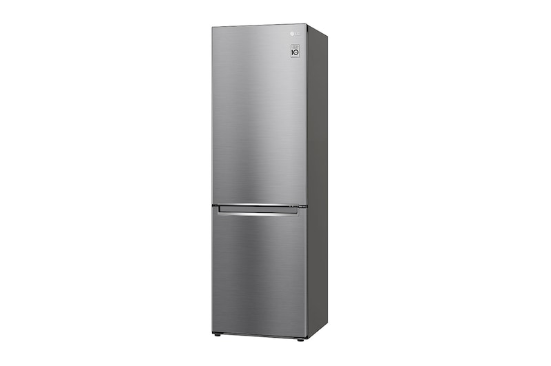 LG 1.86M 341L Kombinerad kyl/frys(Shiny Steel) - Energiklass C, Door Cooling™, ELB81PZVCP