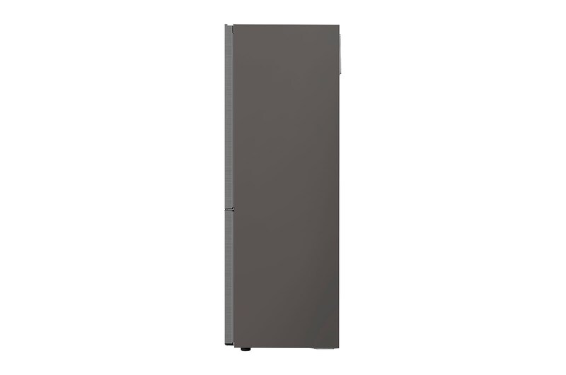 LG 1.86M 341L Kombinerad kyl/frys(Shiny Steel) - Energiklass C, Door Cooling™, ELB81PZVCP