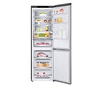 LG 1.86M 341L Kombinerad kyl/frys(Shiny Steel) - Energiklass C, Door Cooling™, ELB81PZVCP