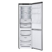 LG 1.86M 341L Kombinerad kyl/frys(Shiny Steel) - Energiklass C, Door Cooling™, ELB81PZVCP