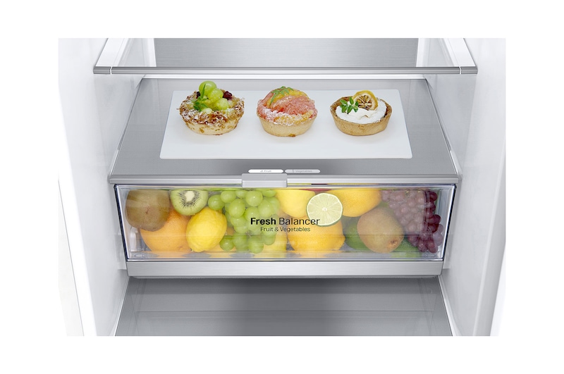 LG 1.86M 341L Kombinerad kyl/frys(Vit) - Energiklass C, Door Cooling™ , ELB81SWVCP