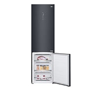 LG 2.03M 384L Kombinerad kyl/frys(Matte Black) - Energiklass C, Door Cooling™ och Smart Diagnosis™ med Wi-Fi, ELB92MCACP