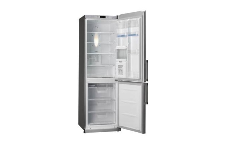 LG Avfrostningsfri och  kyl/frys med Non Plumbing vattendispenser, 190 cm (nettovolym 296 liter), GB3033PVNW