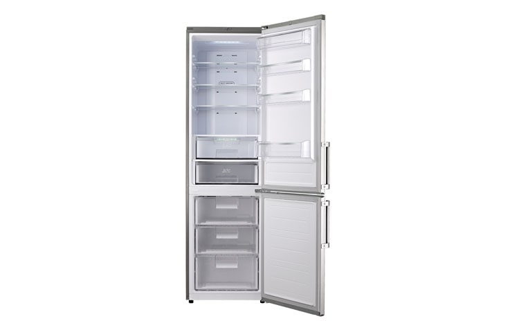 LG Avfrostningsfri och kyl/frys , 201 cm (nettovolym 343 liter), GBB530NSCFE