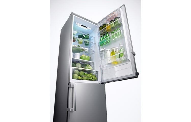 LG Avfrostningsfri och kyl/frys , 201 cm (nettovolym 343 liter), GBB530NSCFE