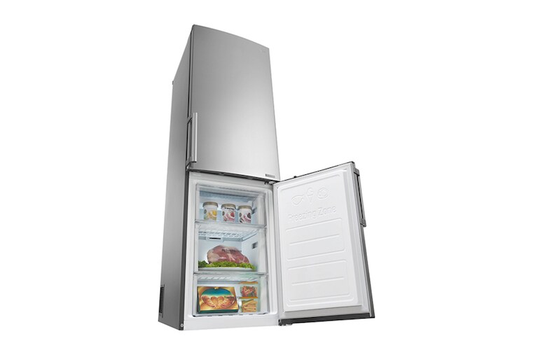 LG Ny  kombinerad Kyl/Frys med Total No Frost, 190cm (nettovolym 318 liter), GBB59NSGFB