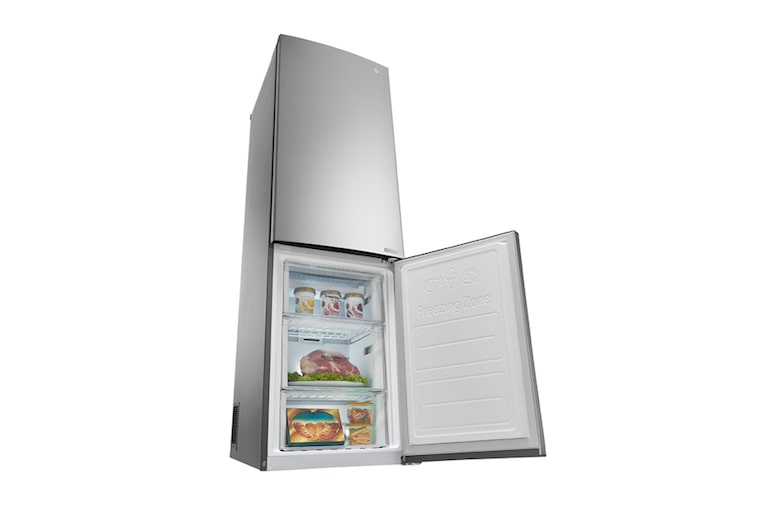LG Ny  kombinerad Kyl/Frys med Total No Frost, 190cm (nettovolym 318 liter) , GBB59PZEFS