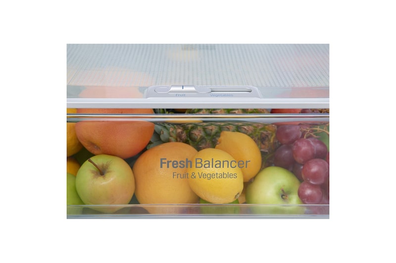 LG Ny kombinerad Kyl/Frys med Total No Frost, 201cm (nettovolym 343 liter) , GBB60MCSFB