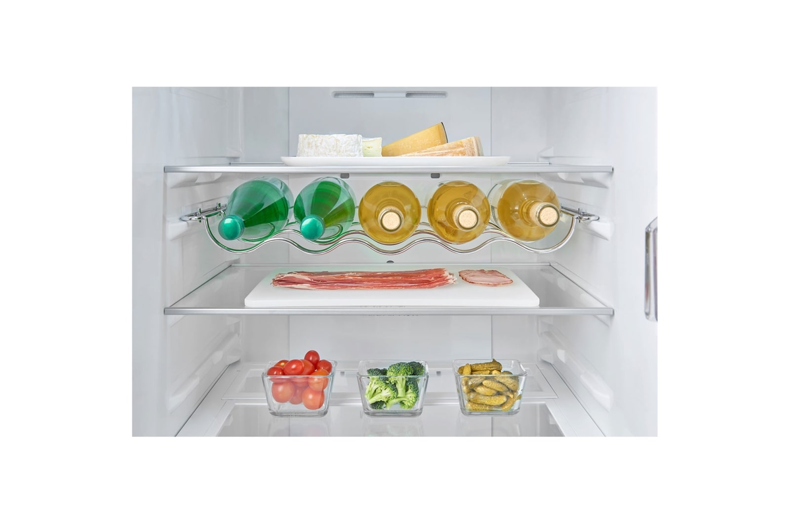 LG Ny  kombinerad Kyl/Frys med Total No Frost, 201cm (nettovolym 343 liter) , GBB60MCSFB