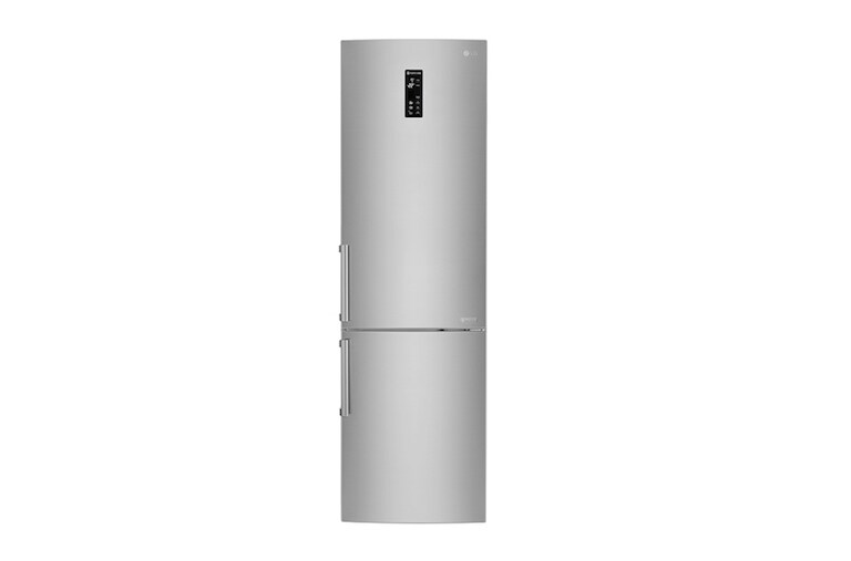 Vy framifrån av Ny  kombinerad Kyl/Frys med Total No Frost, 201cm (nettovolym 343 liter) GBB60NSFFB