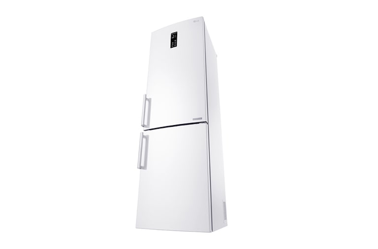 LG Ny  kombinerad Kyl/Frys med Total No Frost, 201cm (nettovolym 343 liter), GBB60SWFFB