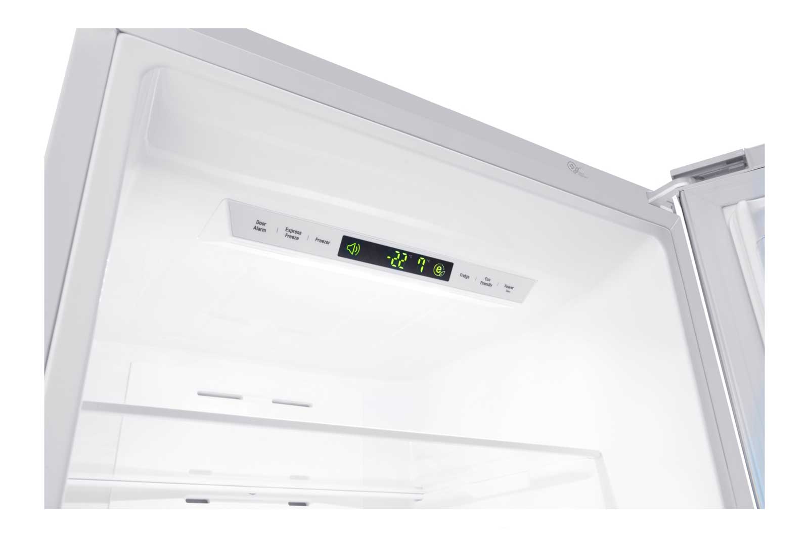 LG Ny  kombinerad Kyl/Frys med Total No Frost, 201cm (nettovolym 343 liter) , GBB60SWSFB