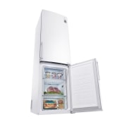 LG Ny  kombinerad Kyl/Frys med Total No Frost, 201cm (nettovolym 343 liter) , GBB60SWSFB