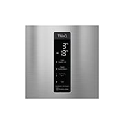 LG 1.86M 341L Kombinerad kyl/frys(Shiny Steel) - Energiklass D, Door Cooling™ och Smart Diagnosis™ med Wi-Fi, GBB61PZFGN