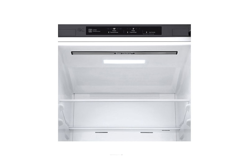 LG 1.86M 341L Kombinerad kyl/frys(Shiny Steel) - Energiklass E, Door Cooling™, GBB61PZJMN