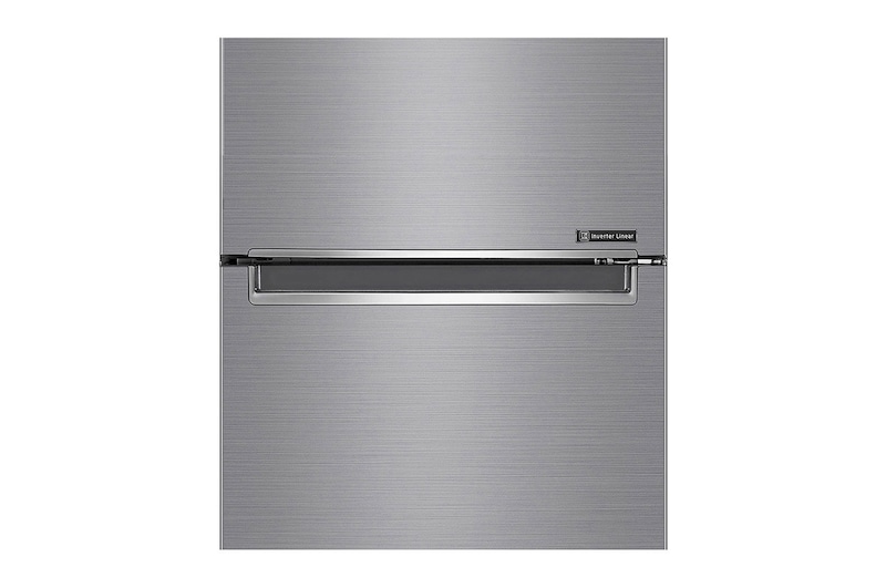 LG 1.86M 341L Kombinerad kyl/frys(Shiny Steel) - Energiklass E, Door Cooling™, GBB61PZJMN