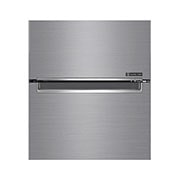 LG 1.86M 341L Kombinerad kyl/frys(Shiny Steel) - Energiklass E, Door Cooling™, GBB61PZJMN