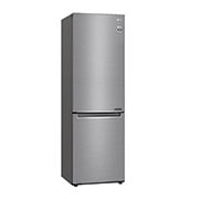 LG 1.86M 341L Kombinerad kyl/frys(Shiny Steel) - Energiklass E, Door Cooling™, GBB61PZJMN