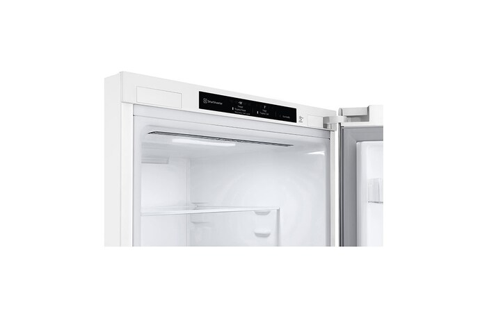 LG 1.86M 341L Kombinerad kyl/frys(Vit) - Energiklass D,  Nature Fresh, Door Cooling+™ och Smart Diagnosis™, GBB61SWGGN