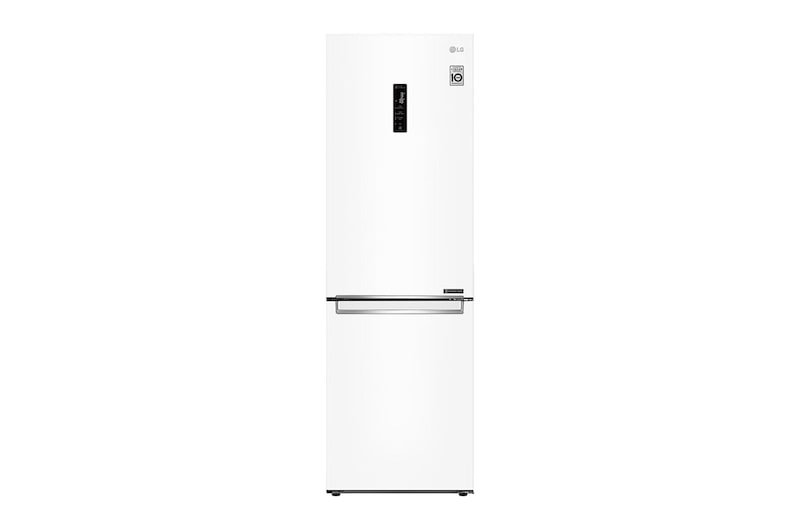 LG 1.86M 341L Kombinerad kyl/frys(Vit) - Energiklass E, Door Cooling™ och Smart Diagnosis™ med Wi-Fi, GBB61SWHZN