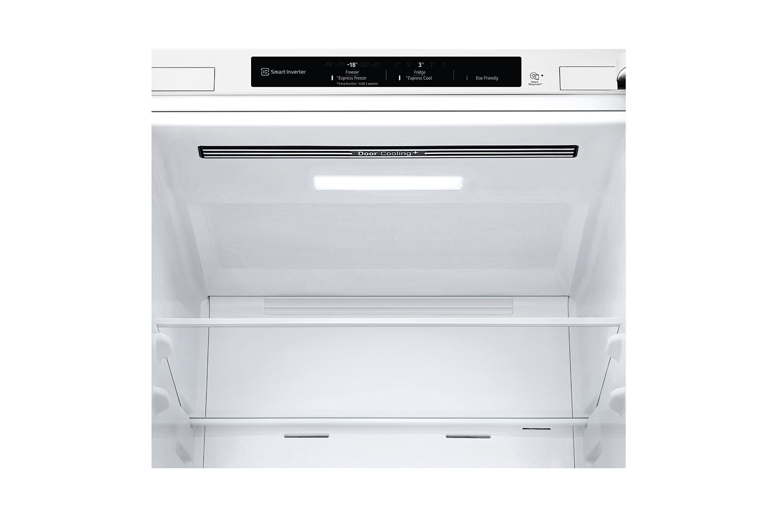 LG 1.86M 341L Kombinerad kyl/frys(Vit) - Energiklass E, Door Cooling™, GBB61SWJMN