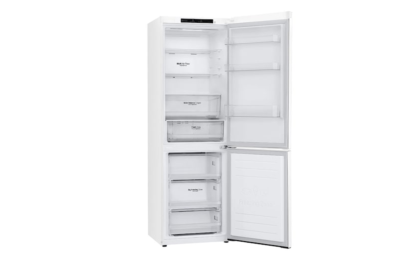 LG 1.86M 341L Kombinerad kyl/frys(Vit) - Energiklass E, Door Cooling™, GBB61SWJMN