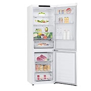 LG 1.86M 341L Kombinerad kyl/frys(Vit) - Energiklass E, Door Cooling™, GBB61SWJMN