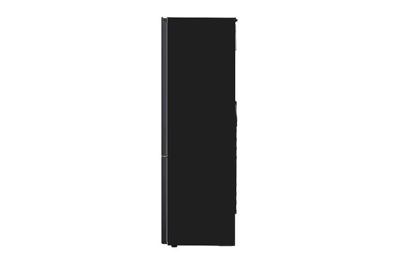 LG 2.03M 384L Kombinerad kyl/frys(Matte Black Stainless Steel) - Energiklass D, Nature Fresh, Door Cooling+™ och Smart Diagnosis™, GBB62MCGGN
