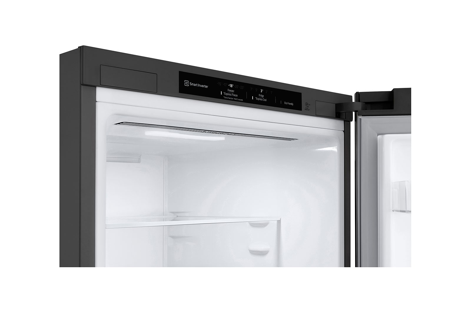 LG 2.03M 384L Kombinerad kyl/frys(Shiny Steel) - Energiklass D, Door Cooling™, GBB62PZGGN